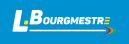 Logo L.B couleurs fond bleu